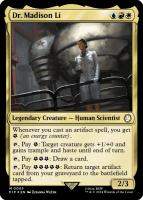 Magic the Gathering Fallout Commander Deck - Science! karta Dr. Madison Li