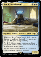 Magic the Gathering Fallout Commander Deck - Science! karta Rex, Cyber-Hound