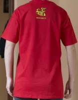 Červené Magic tričko CMUS velikost XL - zadek