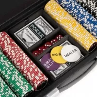 Poker set 500 ks žetonů Black Jack 5-1000 - otevřený poker set