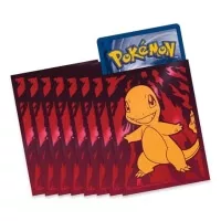 Karty Pokémon ETB s Charmanderem - 65 kusů obalů na karty