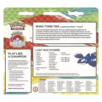 Pokémon  TCG 2023 World Championship Deck - Shao Tong Yen - zadní strana balení
