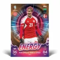 EURO 2024 Topps Match Attax ENERGY Rasmus Hojlund