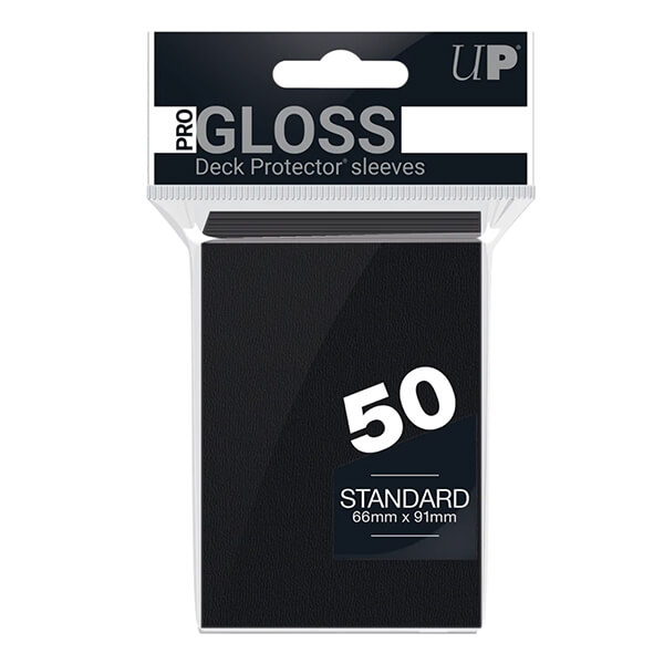 Obaly na karty Ultra Pro PRO-Gloss Black - 50ks