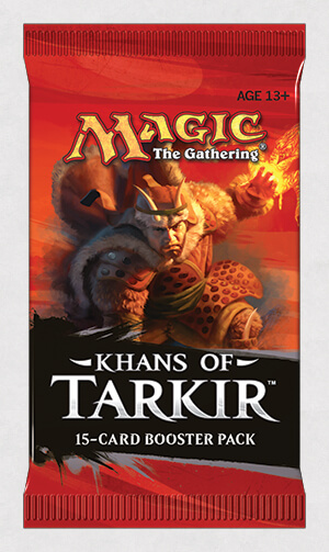 Lot De 15 Boosters Magic : Khans Of Tarkir - Édition Française, Tournoi Légal, 15 Cartes Par Paquet