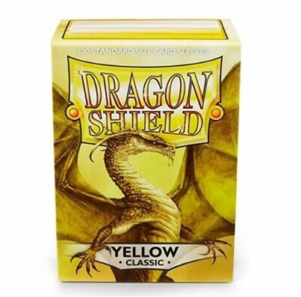 Levně Obaly na karty Dragon Shield Protector - Classic Yellow - 100 ks