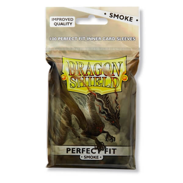 Levně Obaly na karty Dragon Shield - Perfect Fit Clear/Smoke - 100ks