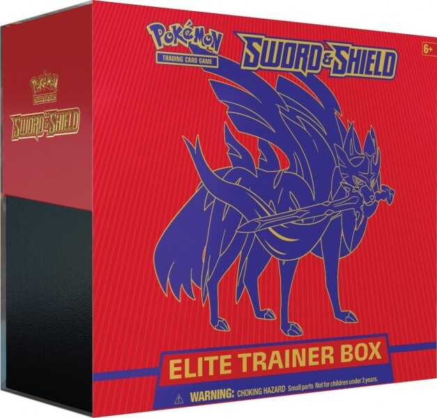 Pokémon Sword and Shield Elite Trainer Box - Zacian