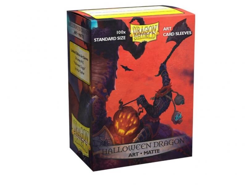 Levně Obaly na karty Dragon Shield Classic Art Sleeves - Halloween Dragon – 100 ks
