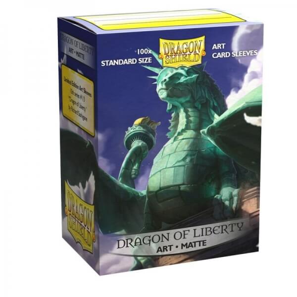 Levně Obaly na karty Dragon Shield Matte Art Sleeves - Dragon of Liberty – 100 ks