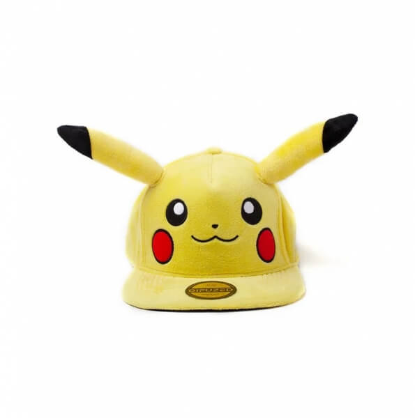 Levně Kšiltovka Pokémon - Pikachu (plyšová)