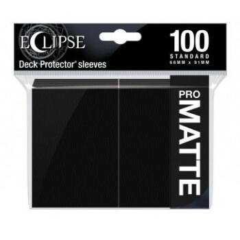 Obaly na karty Ultra Pro Eclipse Matte Jet Black - 100ks
