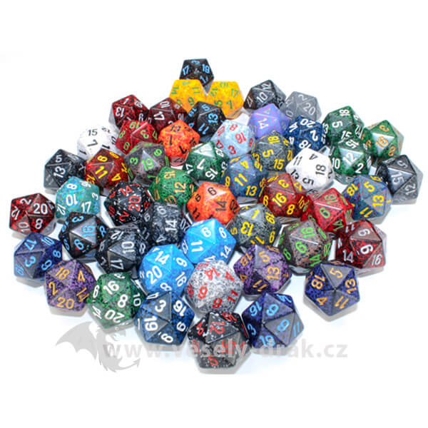 Levně Kostka Chessex Speckled Dice 20 mm D20 – 1 ks