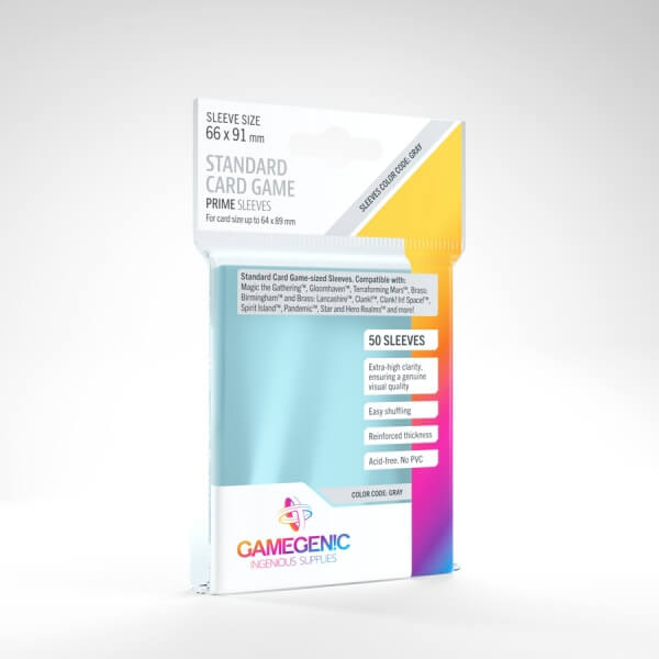 Obaly na karty Gamegenic Prime Standard Card Game - 50 ks