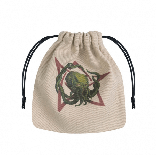Pytlík na kostky Call of Cthulhu Dice Bag Beige and Multicolor