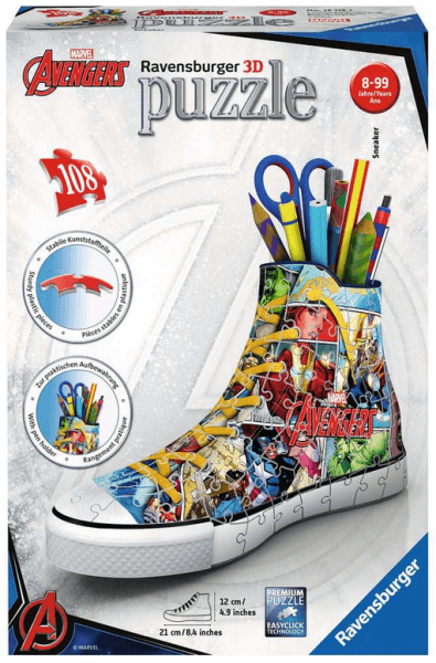 3D Puzzle Ravensburger Kecka Avengers - 108 dílů