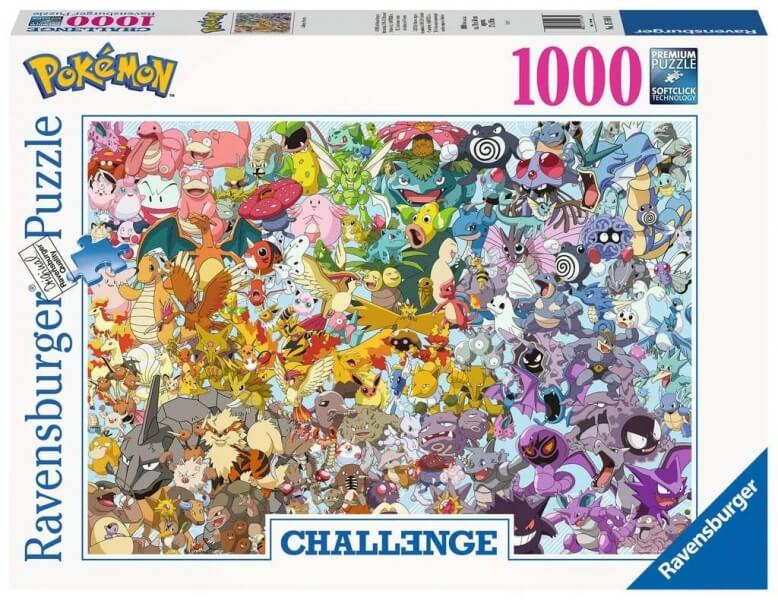 Levně Puzzle Ravensburger Pokémon Challenge - 1000 dílků