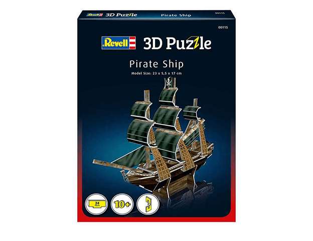 3D Puzzle Revell - Pirátská loď - 24 dílků