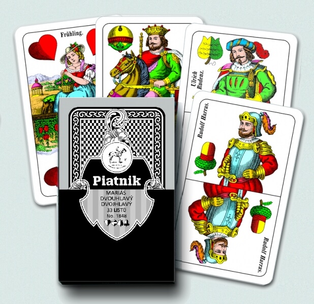 Levně Dvouhlavé hrací karty mariášové