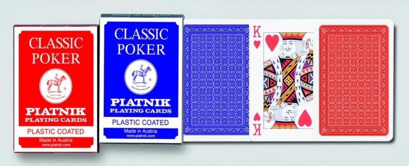 Levně Karty Poker - CLASSIC (modrá krabička)