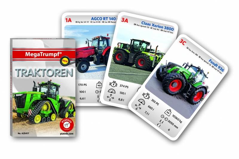 Levně Hrací karty Kvarteto - Traktory