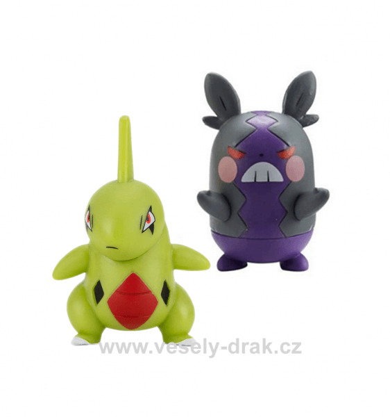 Levně Pokémon akční figurka Larvitar a Morpeko 5 cm
