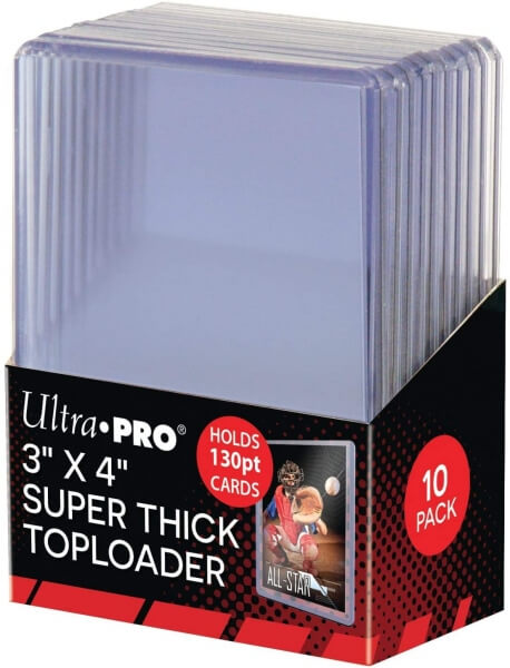 Toploader Ultra Pro 3x4 Super Thick 130PT Toploaders - 10 ks