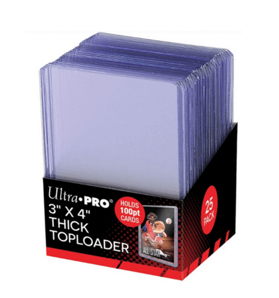 Toploader Ultra Pro 3x4 Super Thick 100PT Toploaders - 25 ks