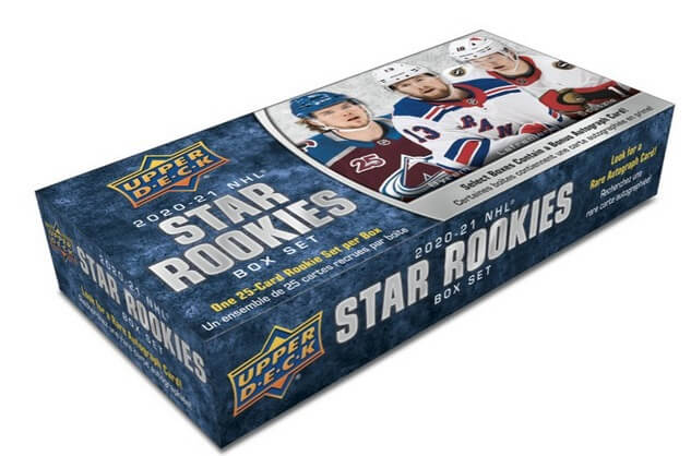 Levně 2020-21 NHL Upper Deck Rookie box set - hokejové karty