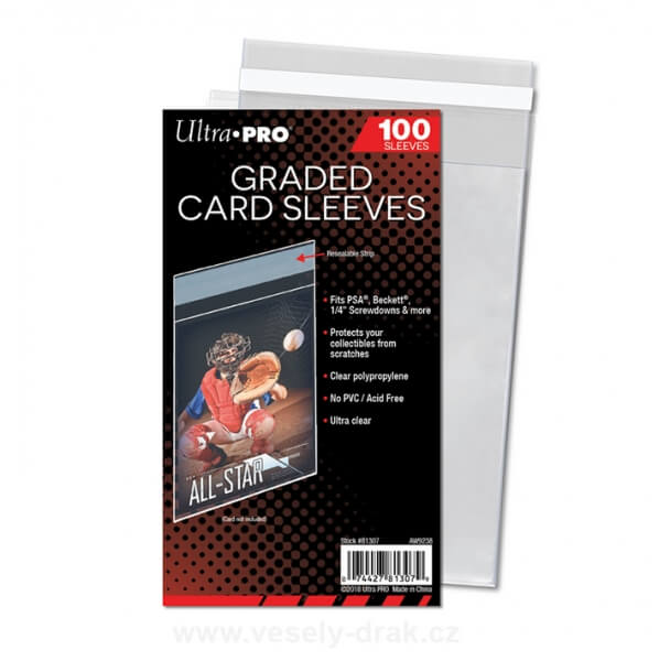 Levně Obaly na karty Ultra Pro Standard - Graded Resealable - 100 ks