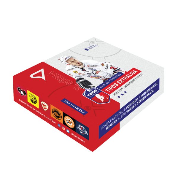 Levně Hokejové karty Tipos extraliga 2020-21 Premium box 2. série