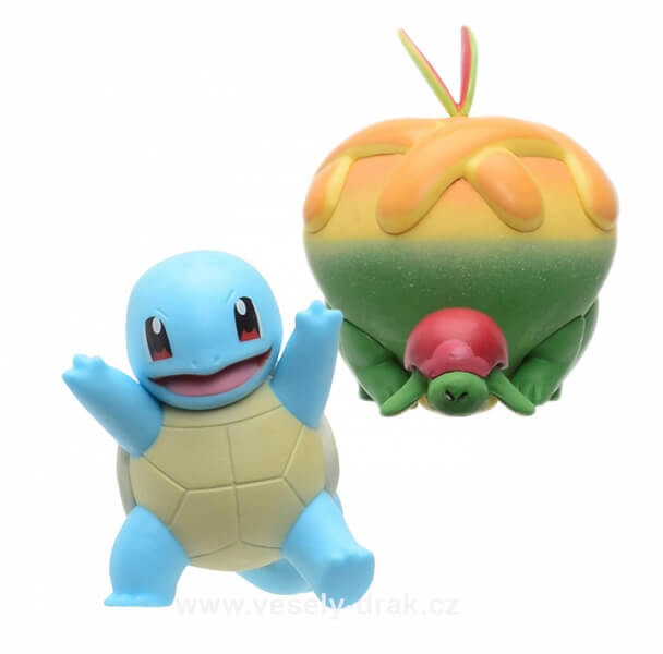 Levně Pokémon akční figurky Squirtle a Appletun 5 cm