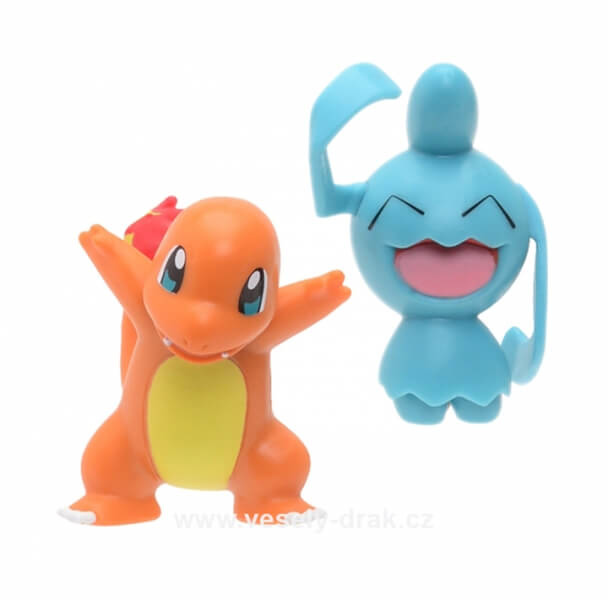 Pokémon akční figurky Charmander a Wynaut 5 cm