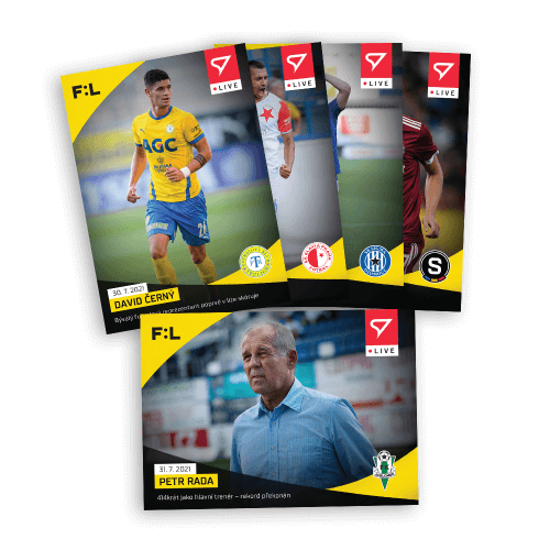 Levně Fotbalové karty Fortuna Liga 2021-22 - Live Set 2. kola (5 karet)