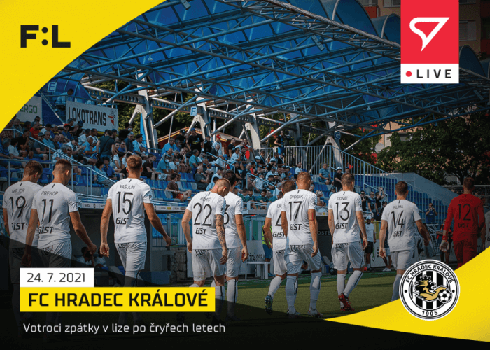 Levně Fotbalové karty Fortuna Liga 2021-22 - L-002 FC Hradec Králové