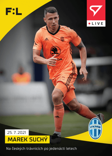 Levně Fotbalové karty Fortuna Liga 2021-22 - L-005 Marek Suchý