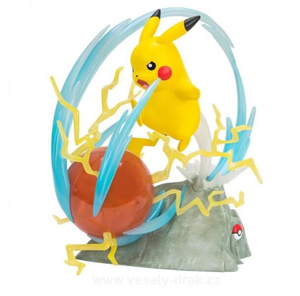 Levně Pokémon Light-Up Deluxe figurka Pikachu - 33 cm (25. výročí)