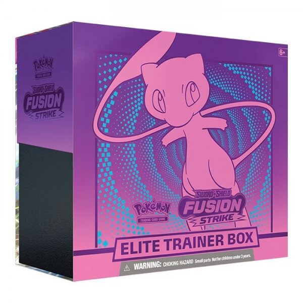 Levně Pokémon Sword and Shield - Fusion Strike Elite Trainer Box – Mew VMAX