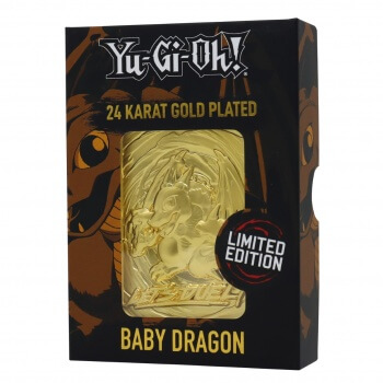 Levně Yu-Gi-Oh! Limited Edition 24K Gold collectible - Baby dragon