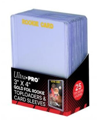 Levně Toploader Ultra Pro 3x4 Rookie Toploaders and Card Sleeves - 25 ks