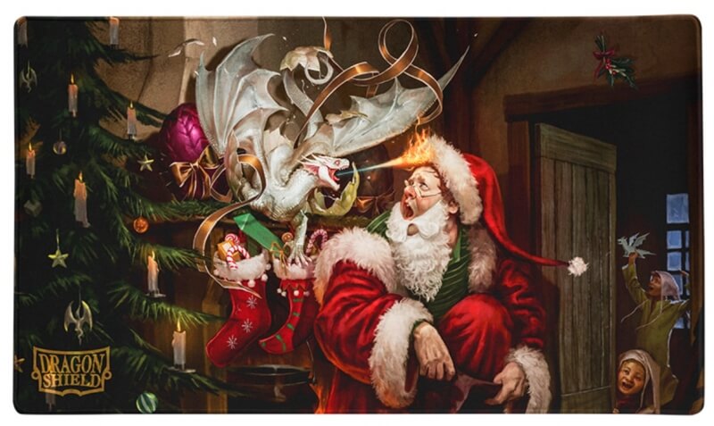 Podložka na karty Dragon Shield Christmas Dragon 2021