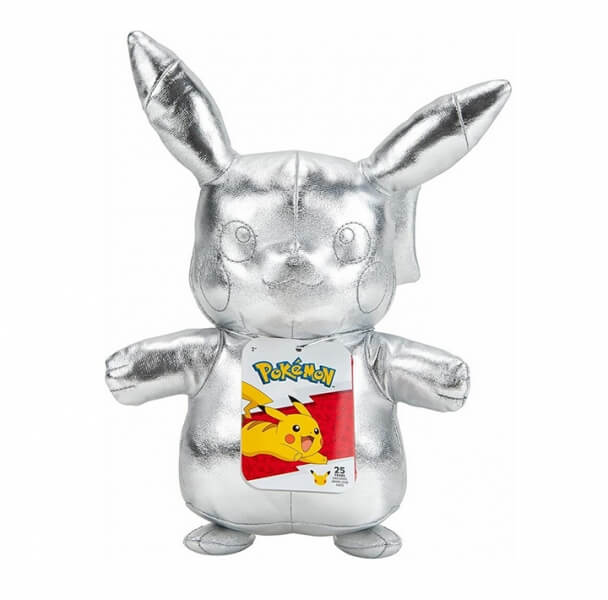 Levně Pokémon plyšák Pikachu Silver Version 20 cm