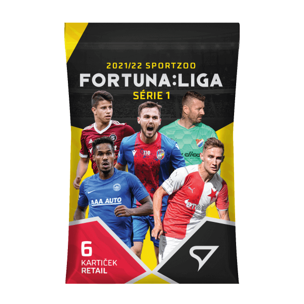 Levně Fotbalové karty Fortuna Liga 2021-22 Retail Balíček 1. série