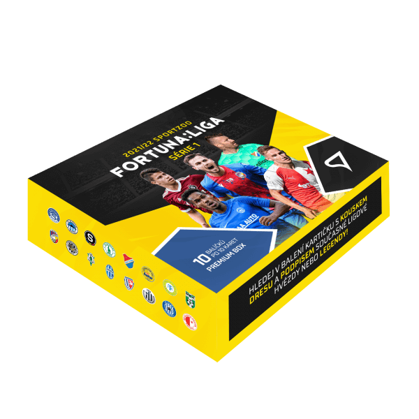 Levně Fotbalové karty Fortuna Liga 2021-22 Premium box 1. série