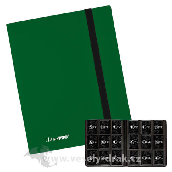 Album na karty Ultra Pro - Eclipse Pro-Binder A4 na 360 karet Forest Green