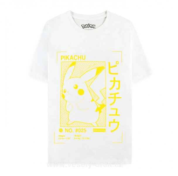 Pokémon tričko Pikachu Japanese vel. XL