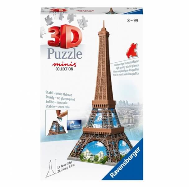 Levně 3D Puzzle Eiffelova věž Mini - 54 dílků