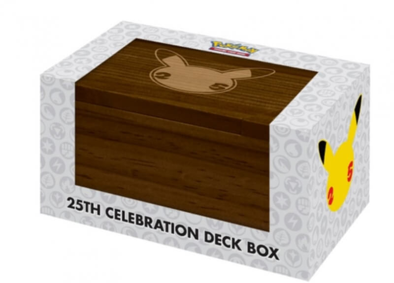 Pokémon Anniversary Deck box - dřevená krabička na karty Pokémon