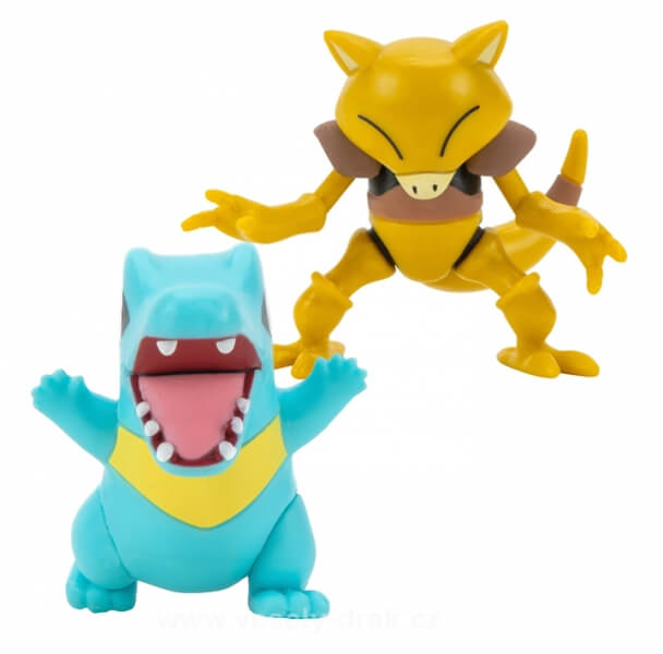 Levně Pokémon akční figurky Abra a Totodile 5 cm