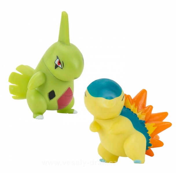 Pokémon akční figurky Larvitar a Cyndaquil 5 cm